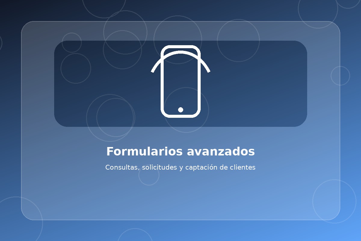 Formularios avanzados
