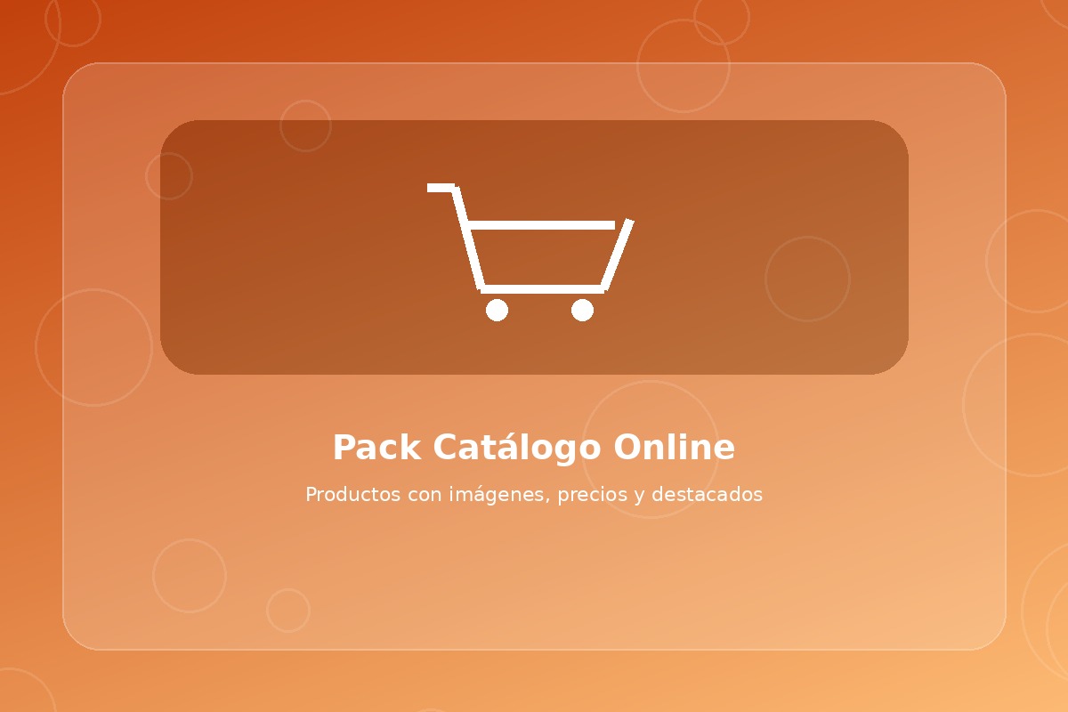 Pack Catálogo Online