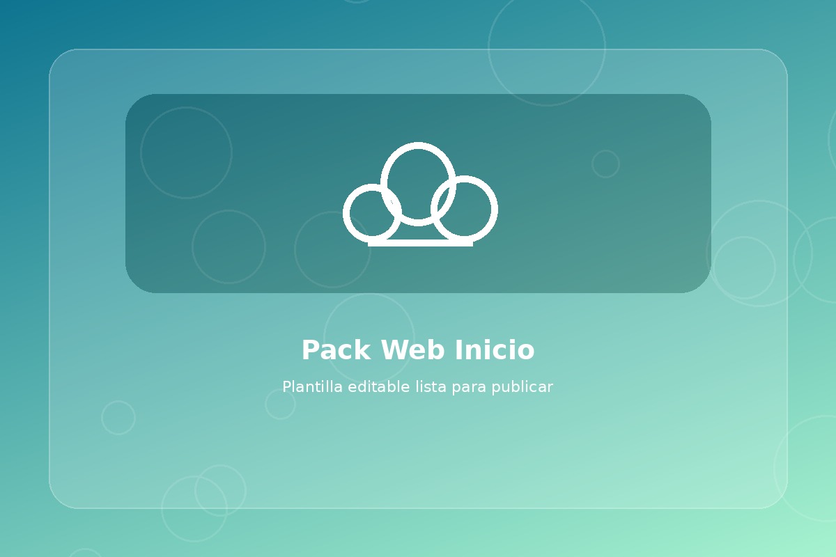 Pack Web Inicio