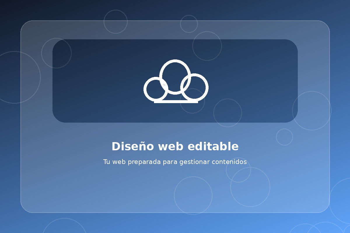 Diseño web editable